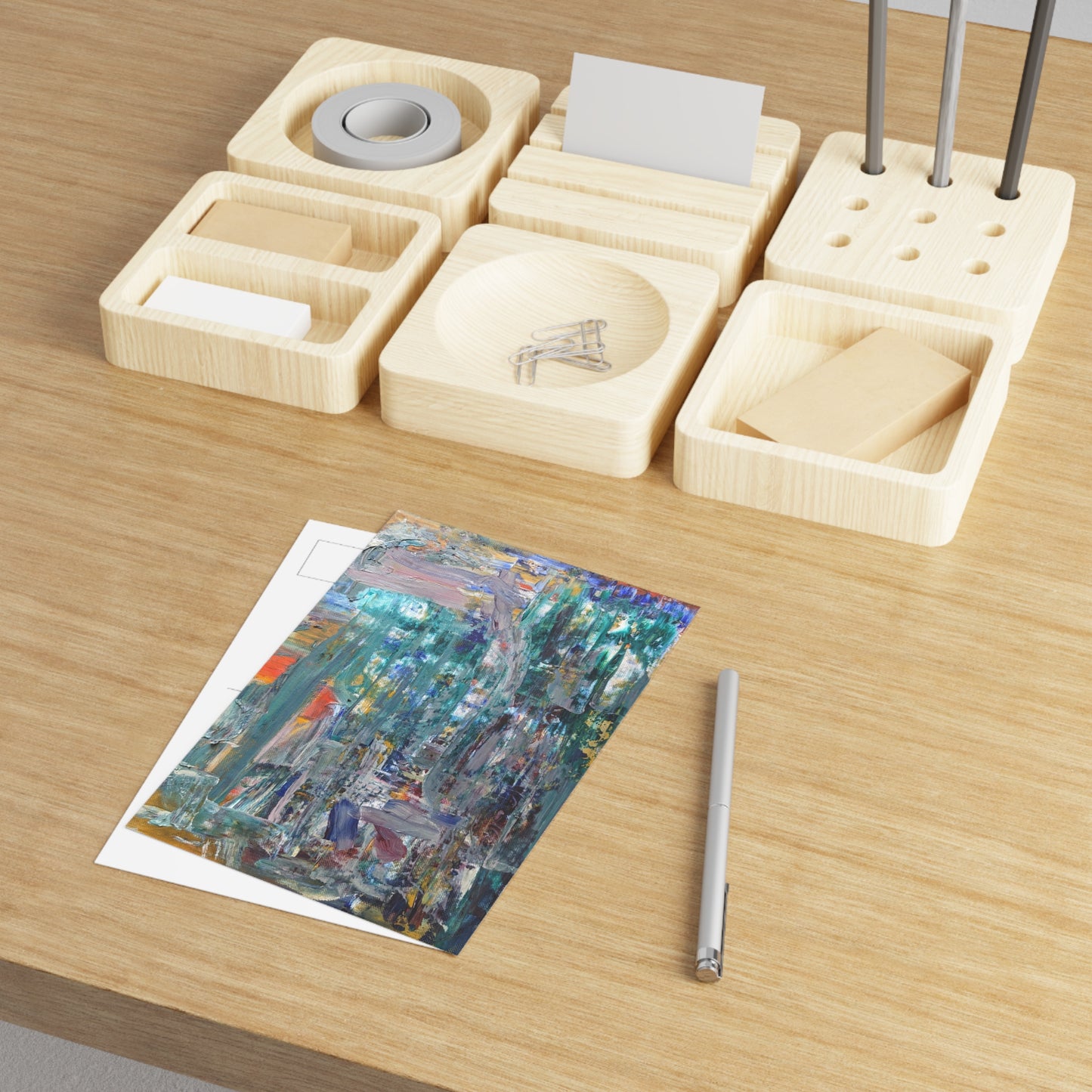 Artistically Abstract Fine Art Postcards | Unique Design Set