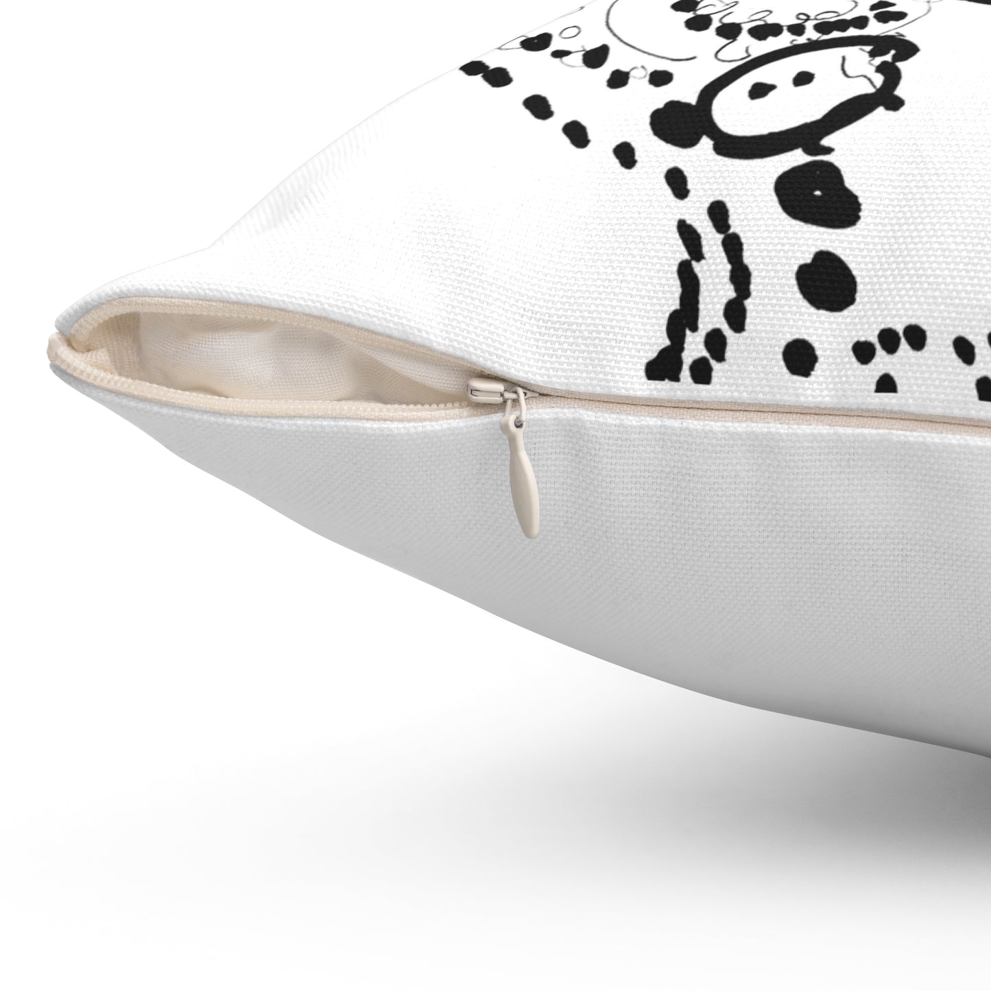 Abstract Art Spun Polyester Square Pillow - Modern Home Decor