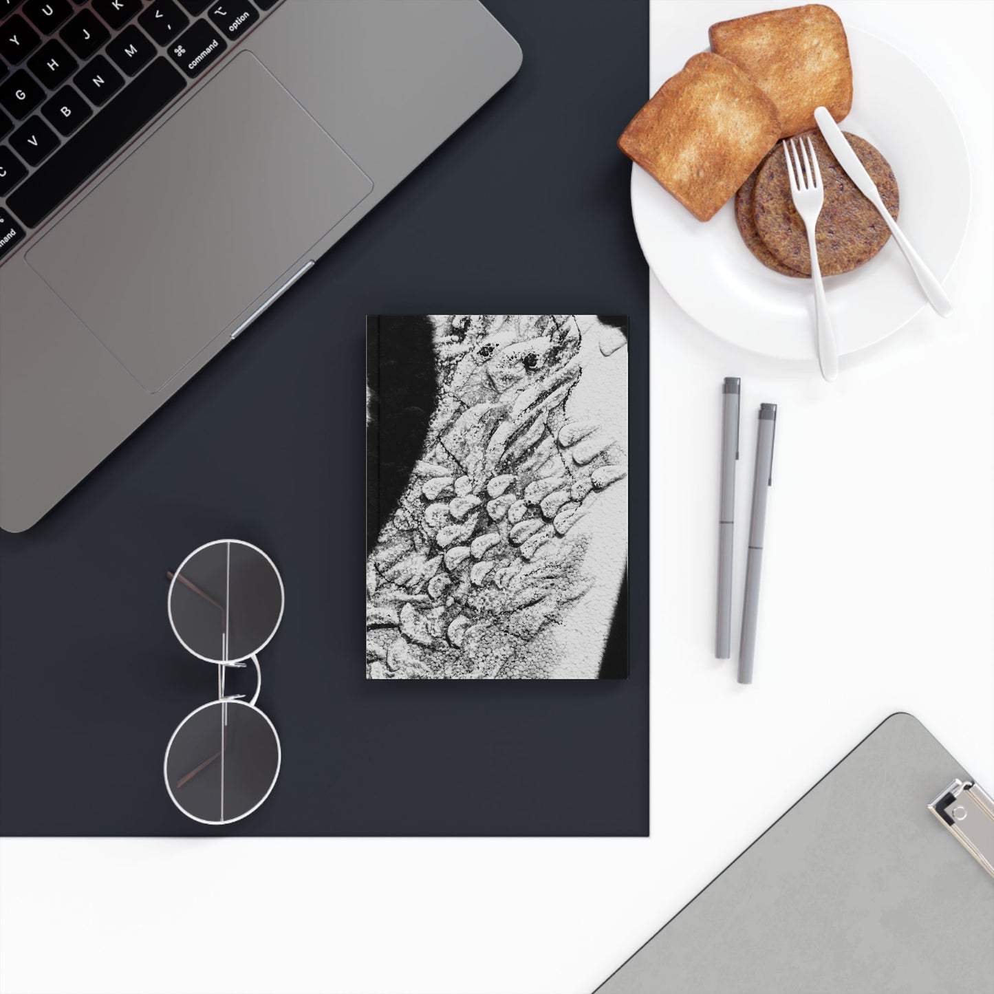 Stylish Hard Backed Journal - Artistic Design for Creativity & Reflection