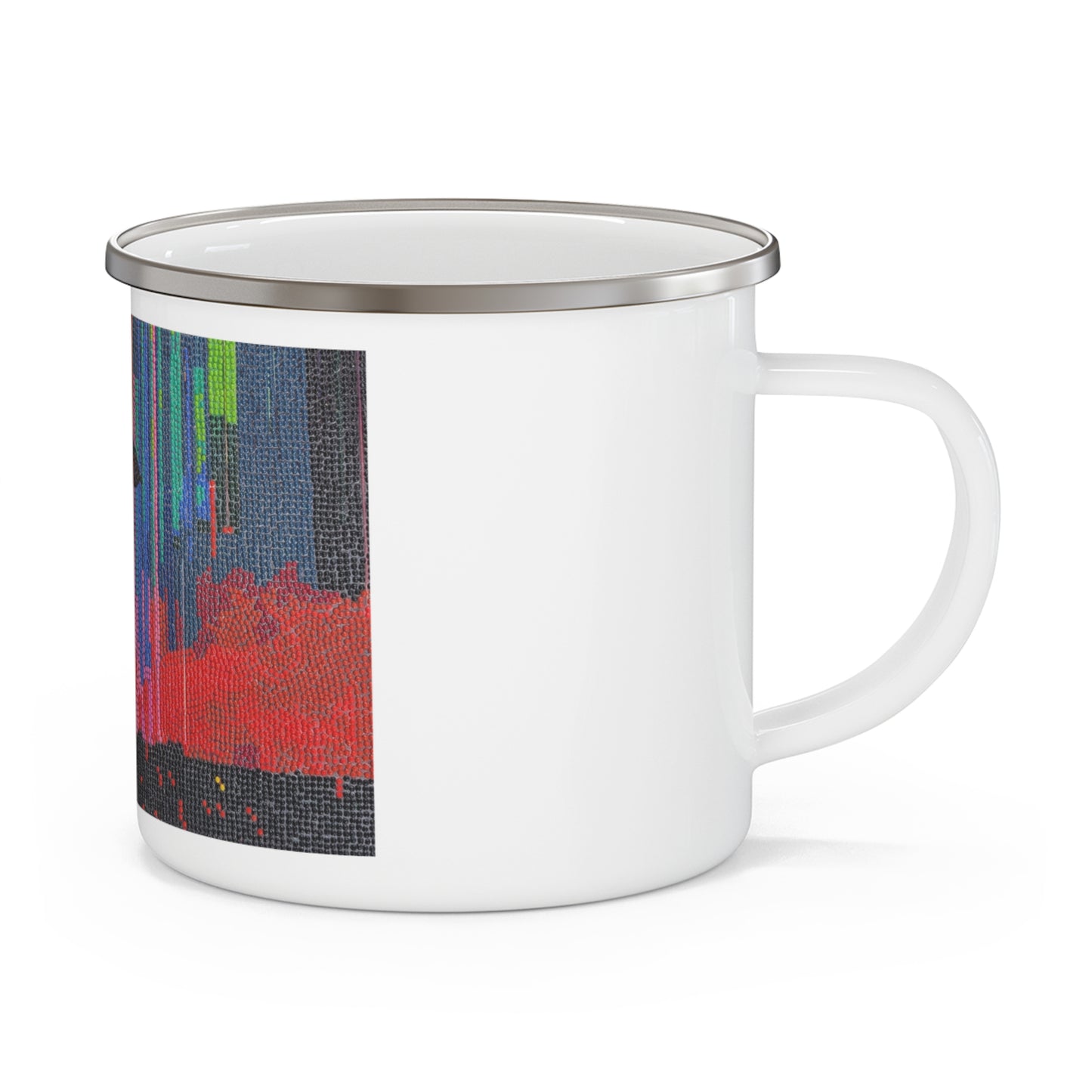 Enamel Camping Mug – Walking Through Color | SG808 Artist Collection – Teresa