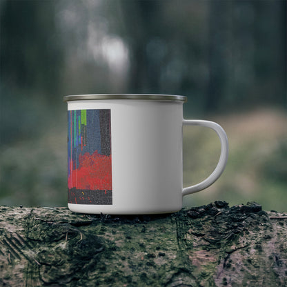 Enamel Camping Mug – Walking Through Color | SG808 Artist Collection – Teresa