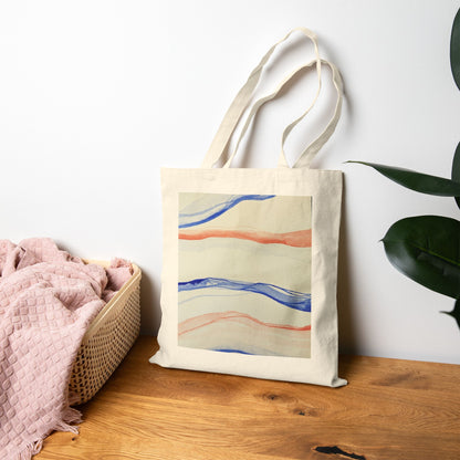 Artistic Cotton Canvas Tote Bag - Eco-Friendly Fashion & Everyday Use