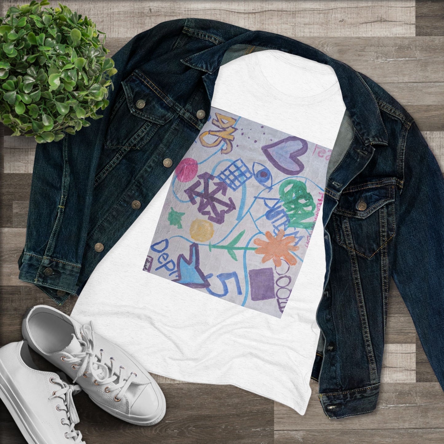 Women’s Tee – Brain in 3 Seconds | SG808 Artist Collection – Sam