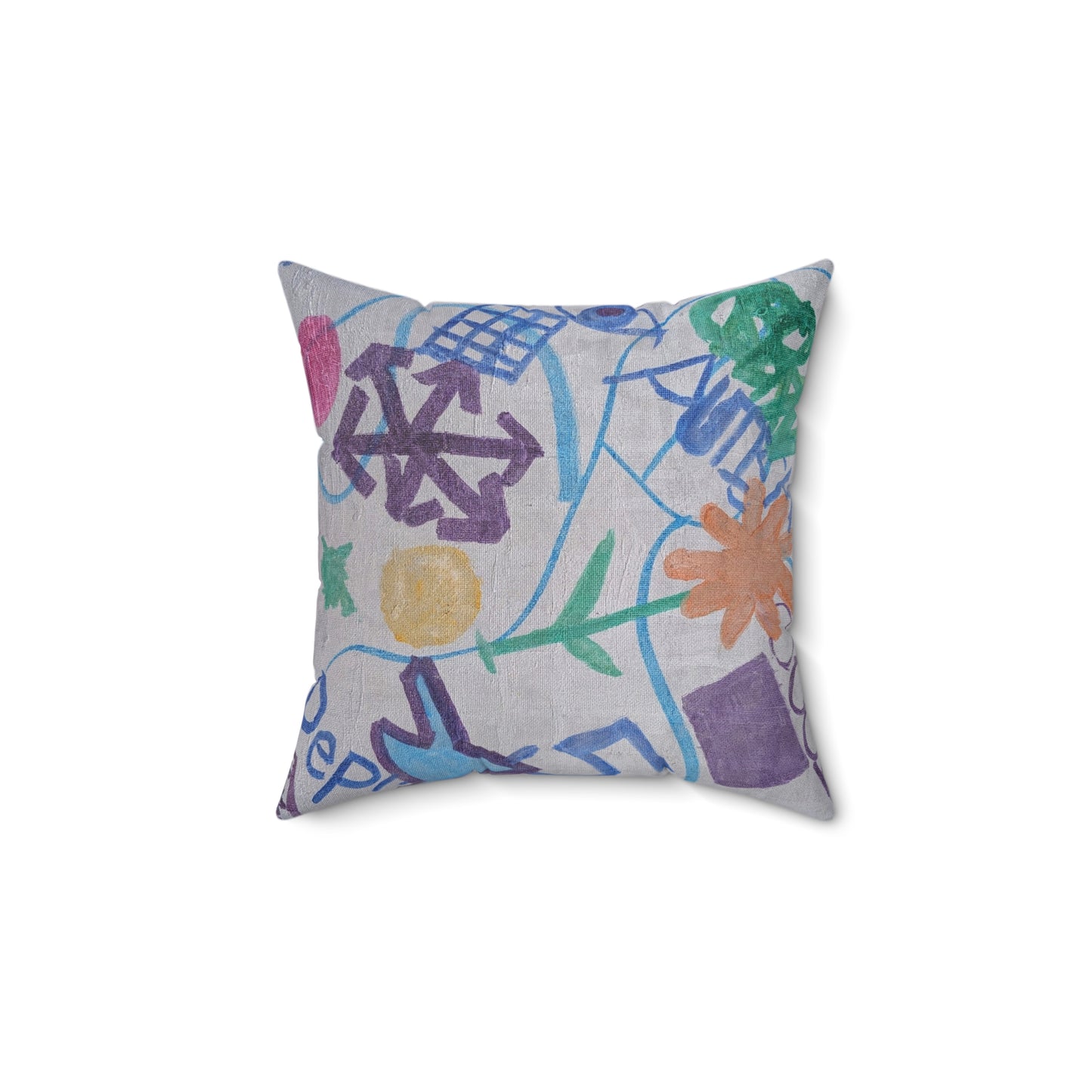 Brain in 3 Seconds Throw Pillow | SG808 Artist Collection – Sam