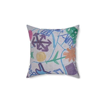 Brain in 3 Seconds Throw Pillow | SG808 Artist Collection – Sam