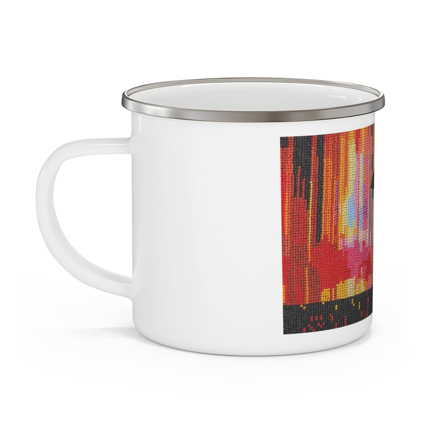 Enamel Camping Mug – Walking Through Color | SG808 Artist Collection – Teresa