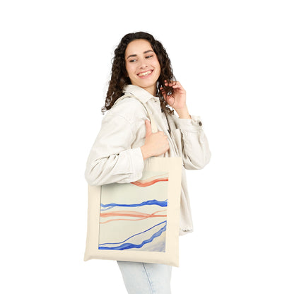 Artistic Cotton Canvas Tote Bag - Eco-Friendly Fashion & Everyday Use