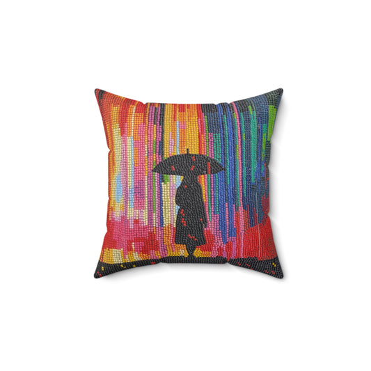 Throw Pillow – Walking Through Color | SG808 Artist Collection – Teresa