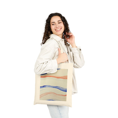 Artistic Cotton Canvas Tote Bag - Eco-Friendly Fashion & Everyday Use