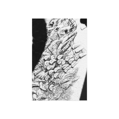 Artistic Fine Art Postcards - Unique Black and White Designs for Collectors and Gifting