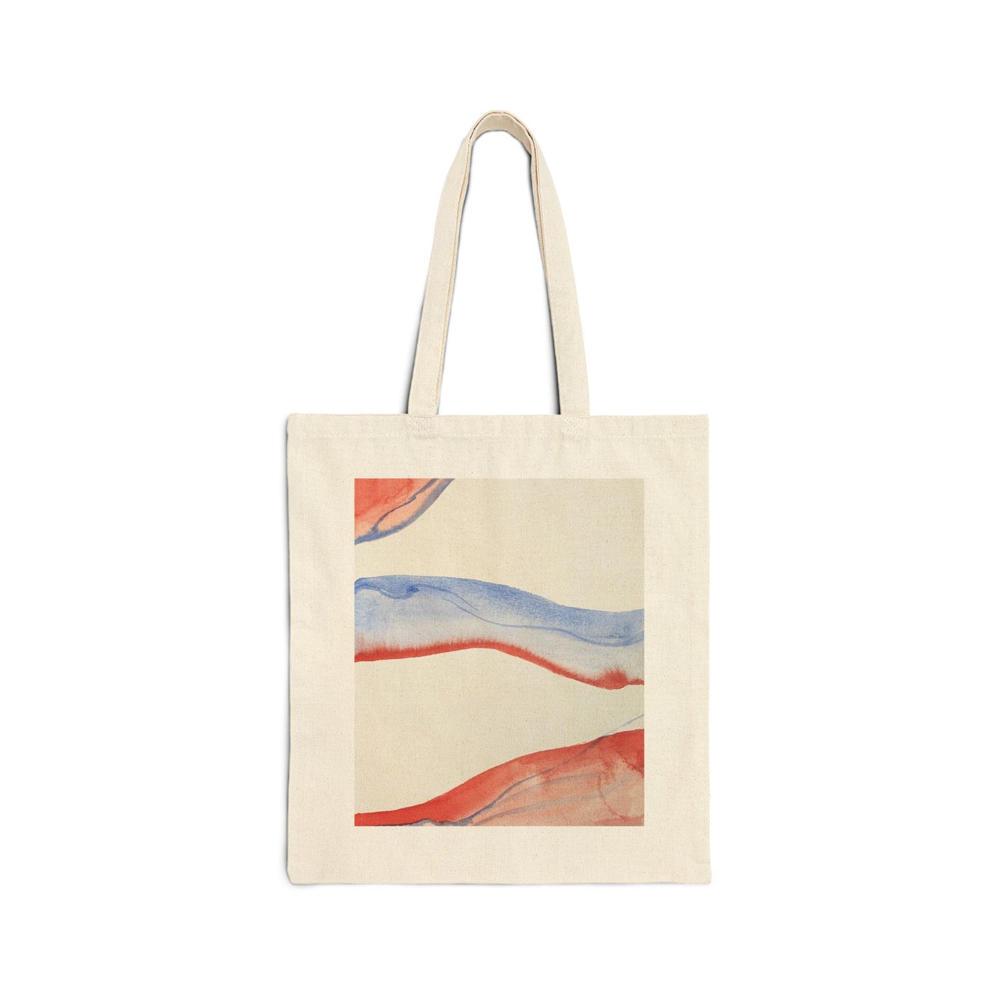 Artistic Cotton Canvas Tote Bag - Eco-Friendly Fashion & Everyday Use