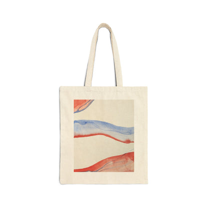 Artistic Cotton Canvas Tote Bag - Eco-Friendly Fashion & Everyday Use