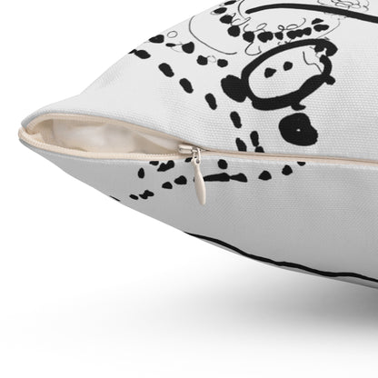 Spun Polyester Square Pillow