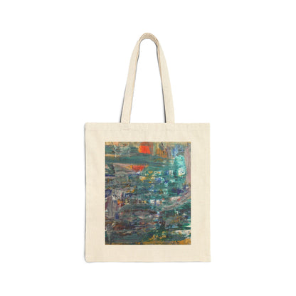 Artistic Cotton Canvas Tote Bag - Eco-Friendly Fashion & Everyday Use