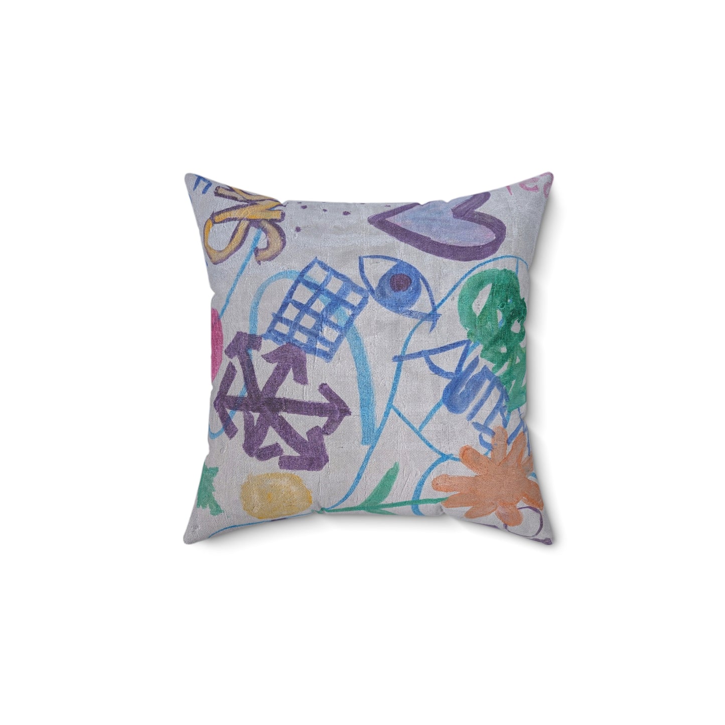 Brain in 3 Seconds Throw Pillow | SG808 Artist Collection – Sam