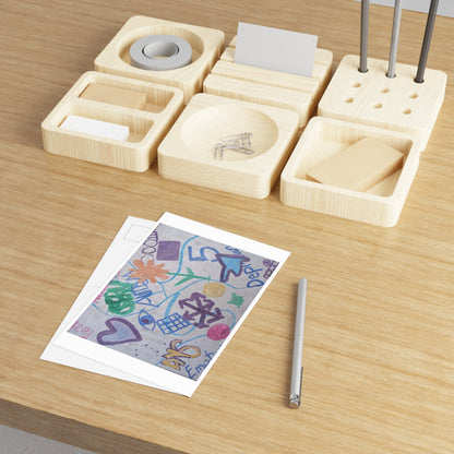 Fine Art Postcard – Brain in 3 Seconds | SG808 Artist Collection – Sam