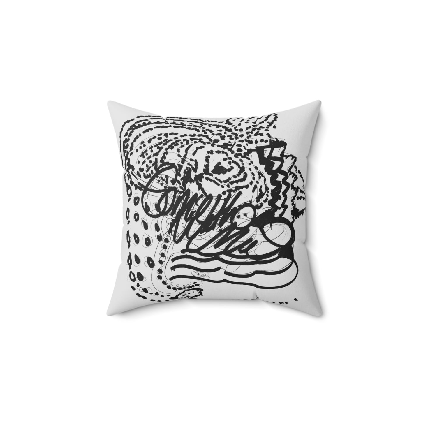 Spun Polyester Square Pillow