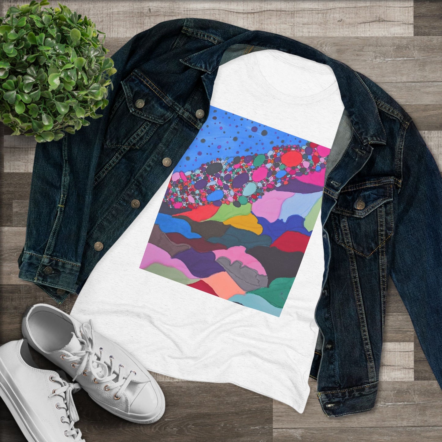 Women’s Tee – Flow State | SG808 Artist Collection – Teresa