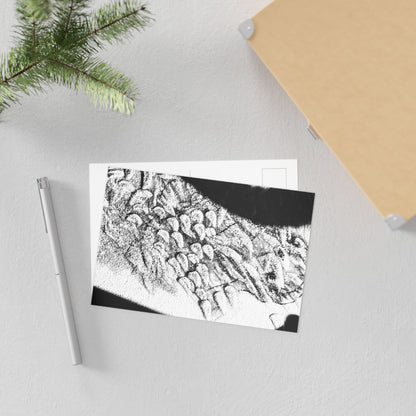 Artistic Fine Art Postcards - Unique Black and White Designs for Collectors and Gifting