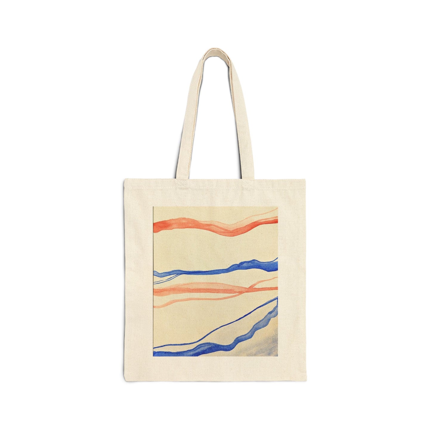 Artistic Cotton Canvas Tote Bag - Eco-Friendly Fashion & Everyday Use