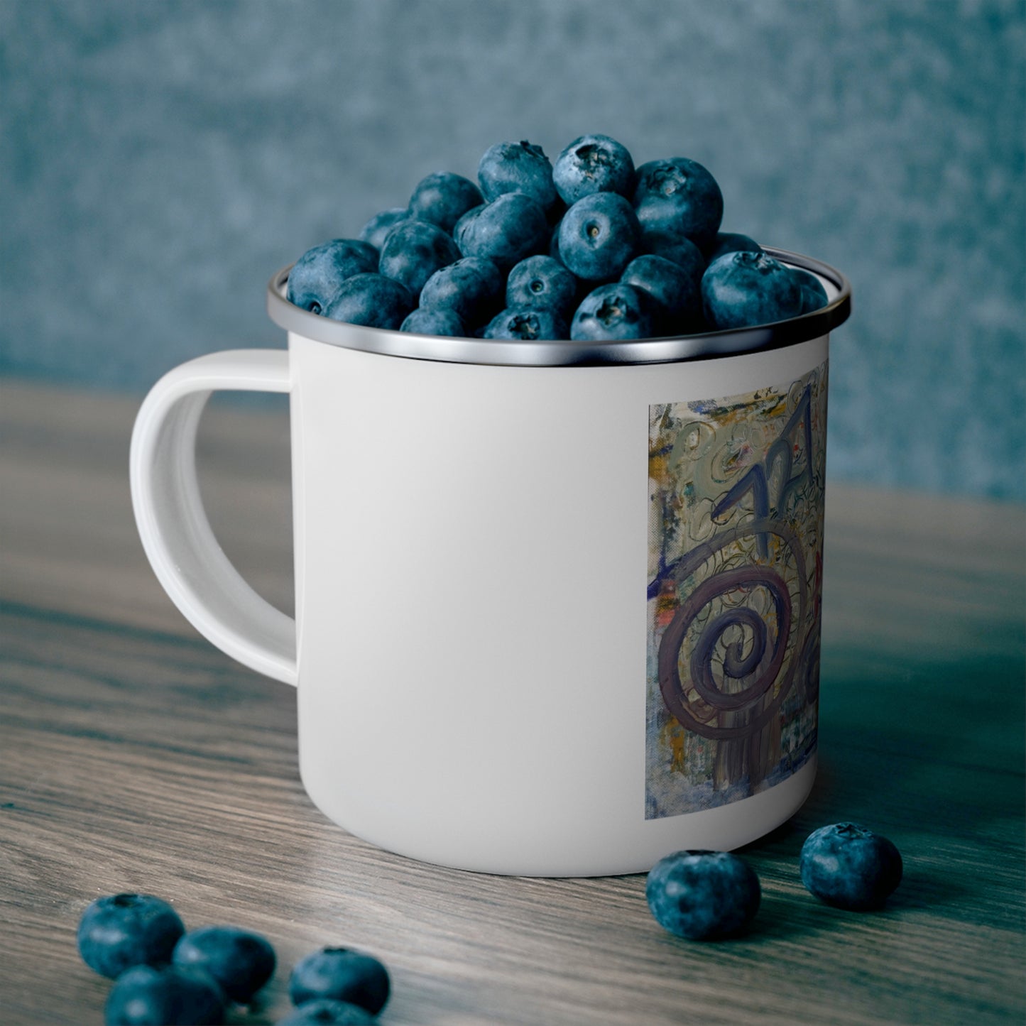 Nature Lover Enamel Camping Mug with - Arturo - "727"