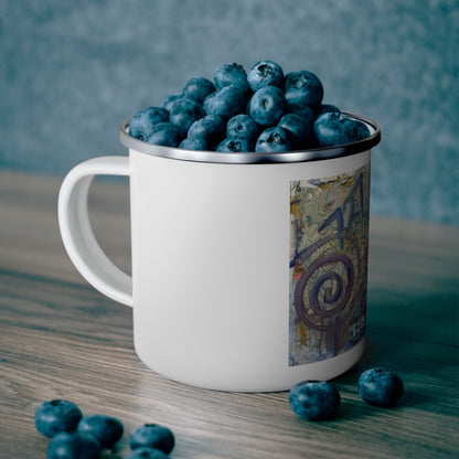 Nature Lover Enamel Camping Mug with - Arturo - "727"