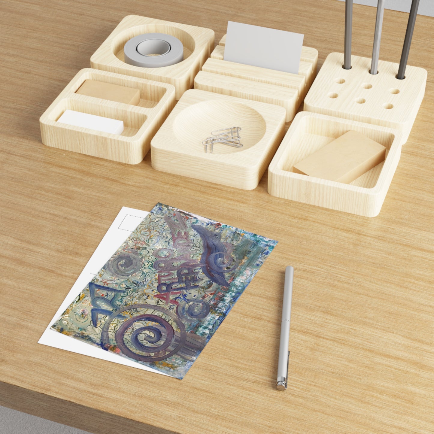 Artistically Abstract Fine Art Postcards | Unique Design Set