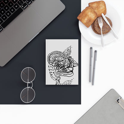 Stylish Hard Backed Journal - Artistic Design for Creativity & Reflection