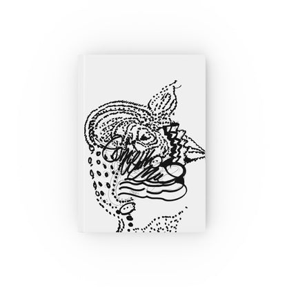 Stylish Hard Backed Journal - Artistic Design for Creativity & Reflection