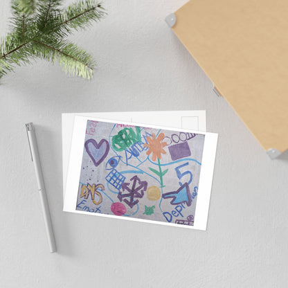 Fine Art Postcard – Brain in 3 Seconds | SG808 Artist Collection – Sam