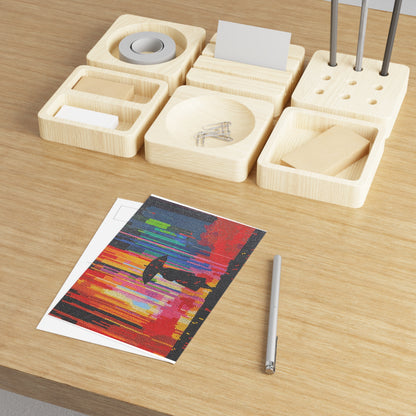 Fine Art Postcard – Walking Through Color | SG808 Artist Collection – Teresa