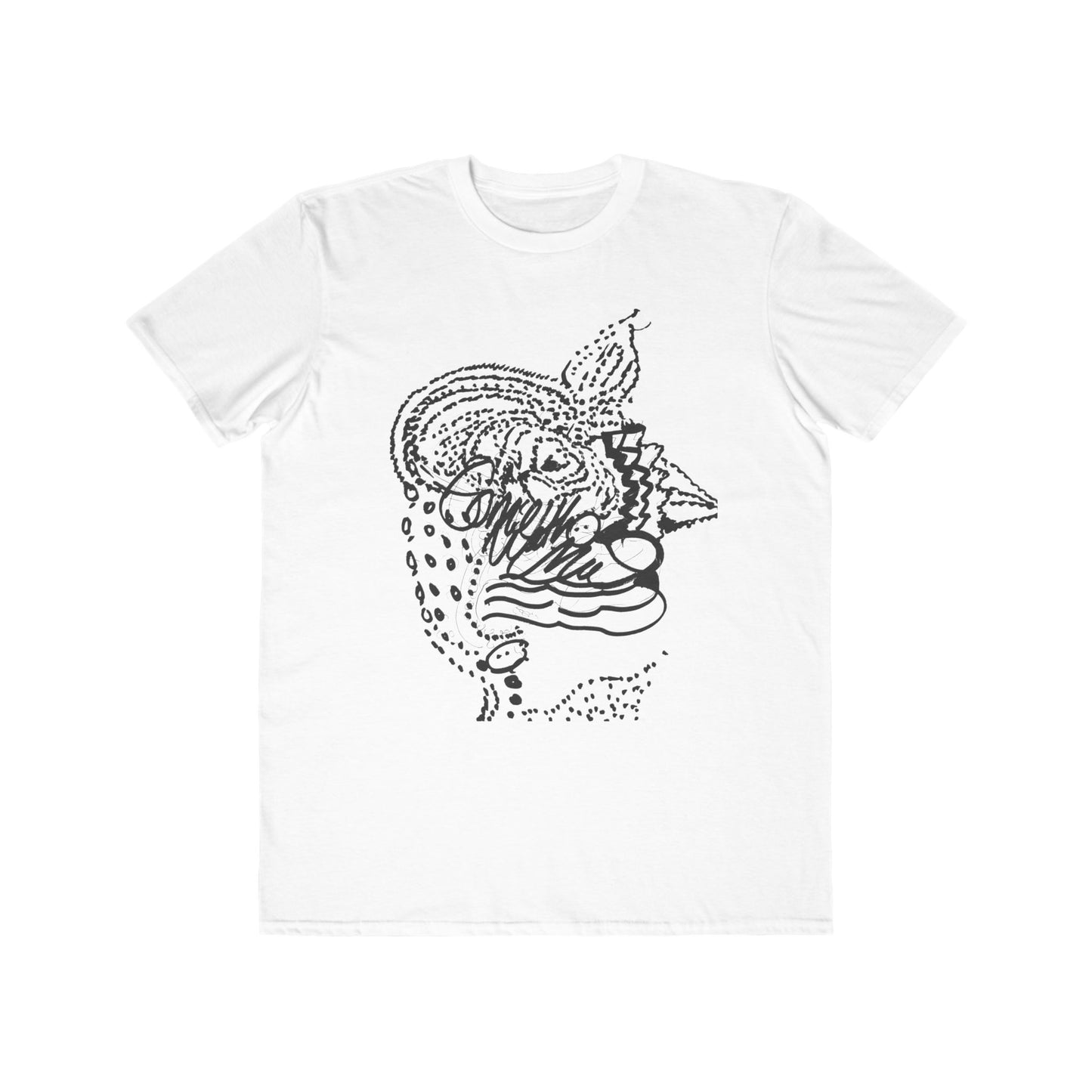 Men's Lightweight Fashion Tee - Abstract Art Design for Creative Souls