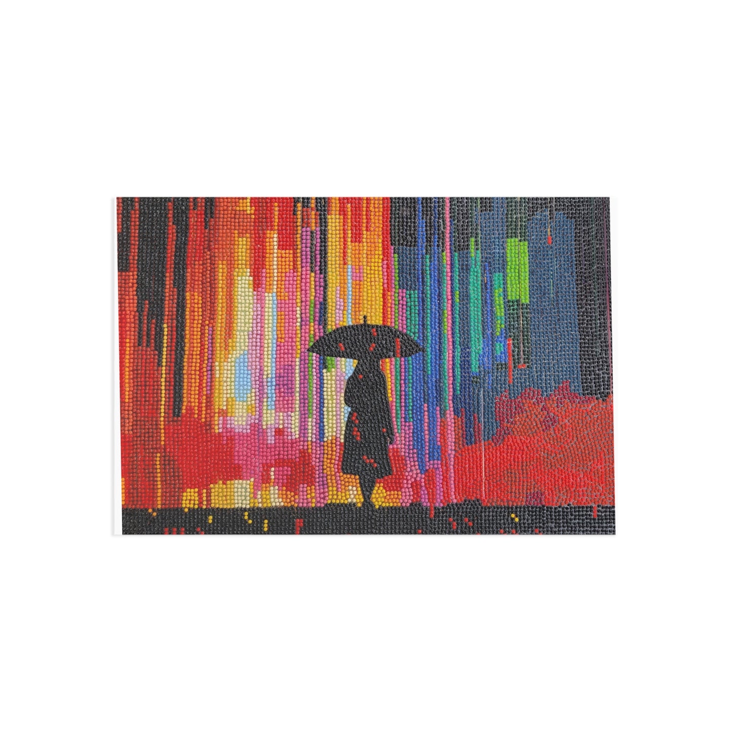 Fine Art Postcard – Walking Through Color | SG808 Artist Collection – Teresa