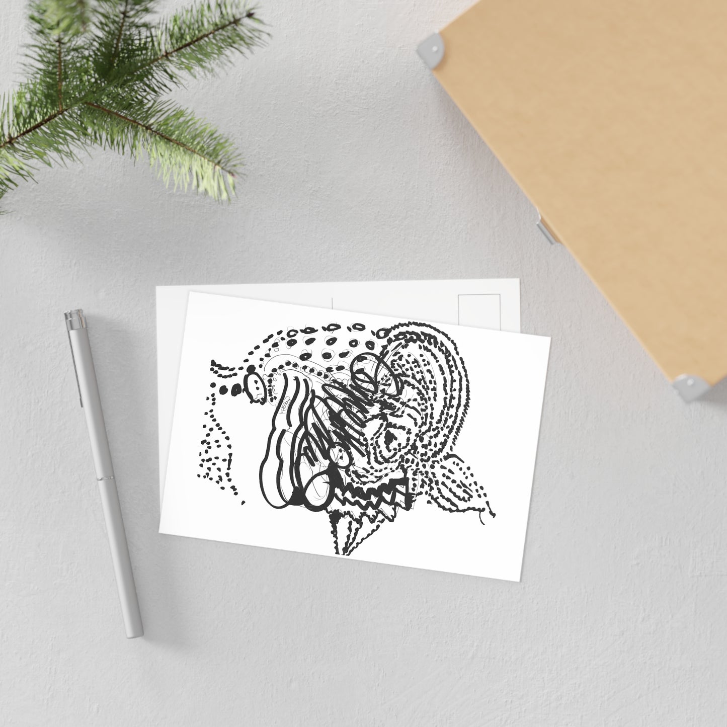 Artistically Abstract Fine Art Postcards | Unique Design Set