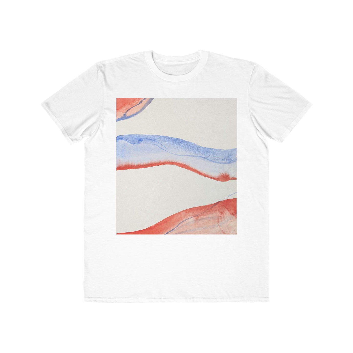 Men's Lightweight Fashion Tee - Abstract Art Design for Creative Souls