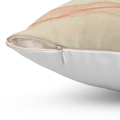 Abstract Art Spun Polyester Square Pillow - Modern Home Decor