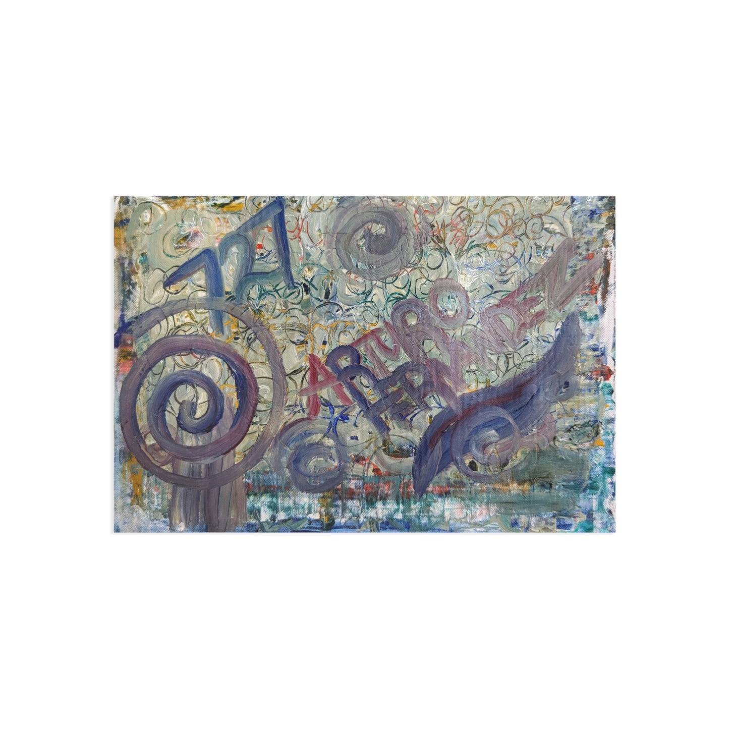 Artistically Abstract Fine Art Postcards | Unique Design Set