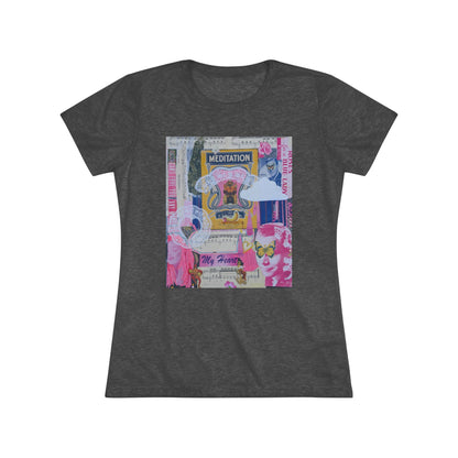 Meditation Collage Women’s Triblend Tee