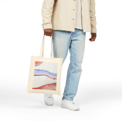 Artistic Cotton Canvas Tote Bag - Eco-Friendly Fashion & Everyday Use