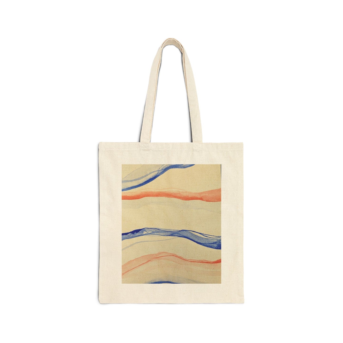 Artistic Cotton Canvas Tote Bag - Eco-Friendly Fashion & Everyday Use